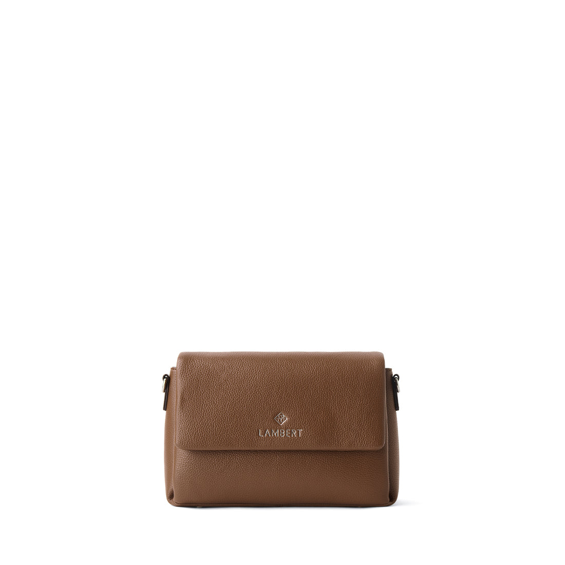 The Judy - Hazelnut Vegan Leather Crossbody Handbag