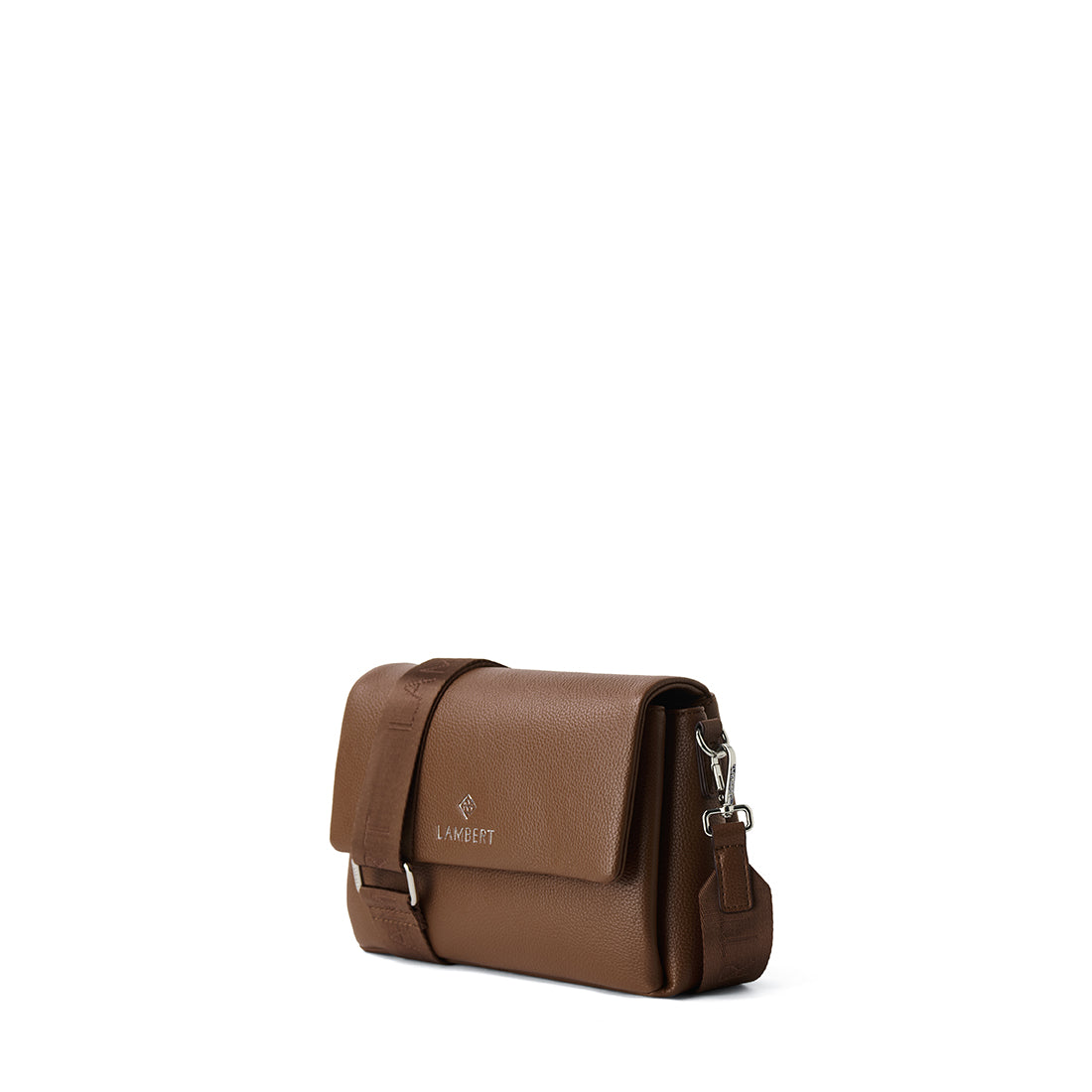 The Judy - Hazelnut Vegan Leather Crossbody Handbag