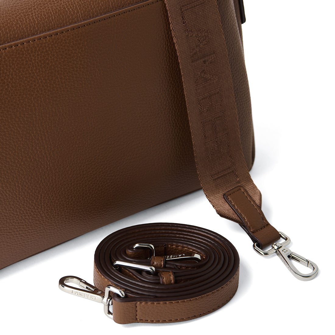The Judy - Hazelnut Vegan Leather Crossbody Handbag