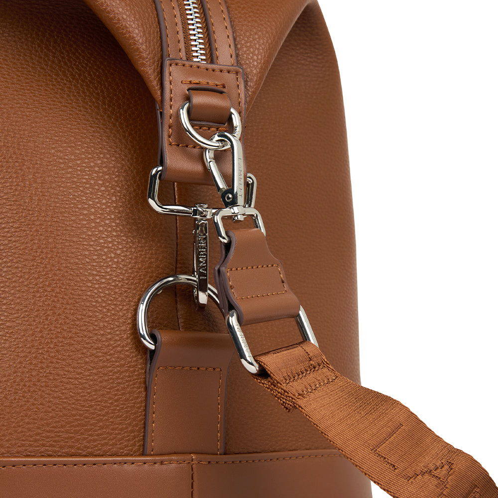 The June - Affogato Vegan Leather Travel Bag
