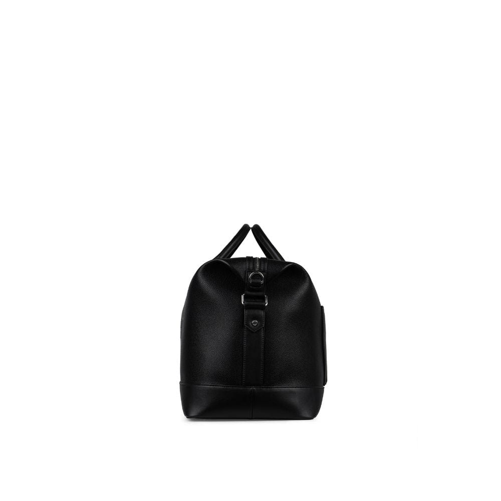 The June - Black Vegan Leather Tote Travel Bag