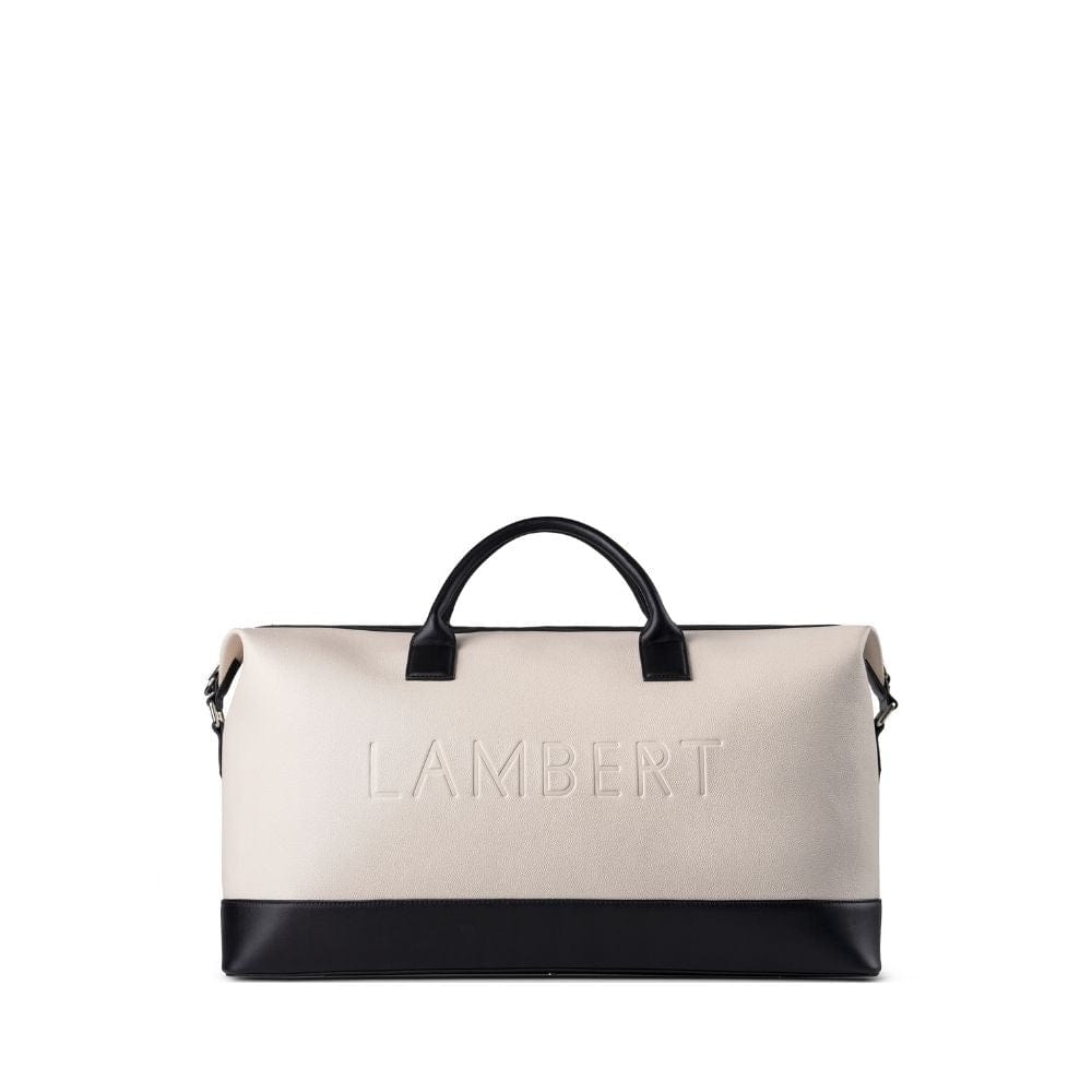 The June - Recycled Oyster Mix Vegan Leather Travel Bag – Lambert