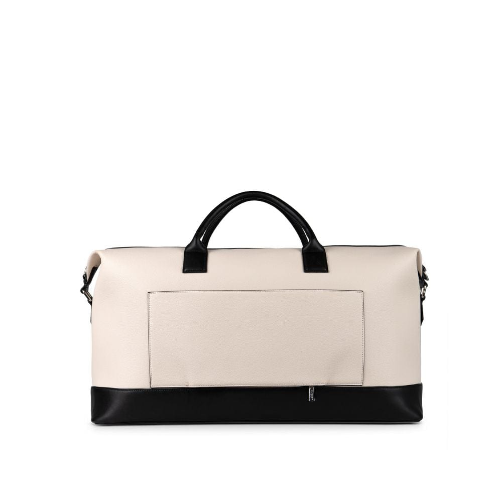 The June - Vegan Leather Oyster Mix Tote Travel Bag