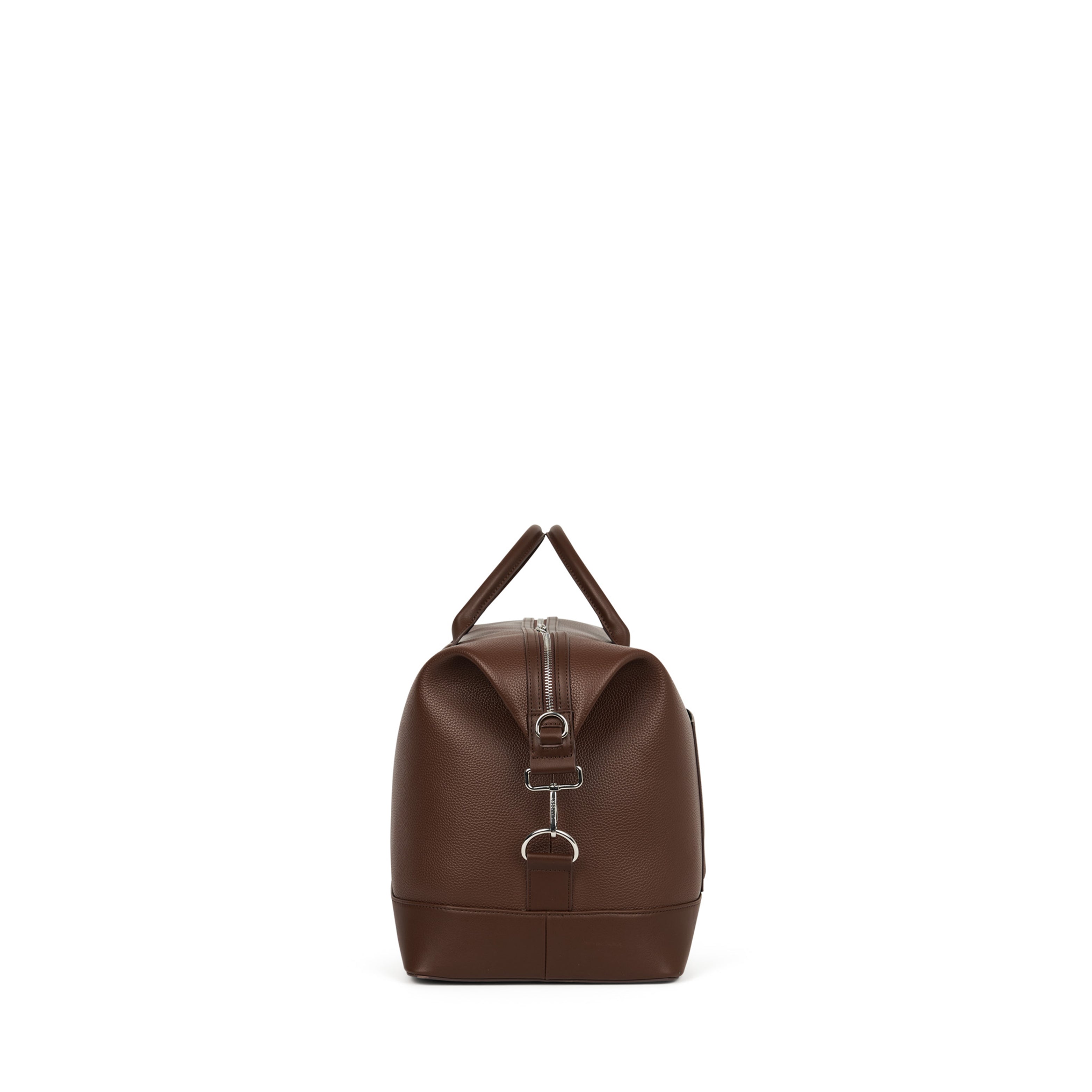 The June – Chocolate Large Vegan Leather Travel Tote – Lambert