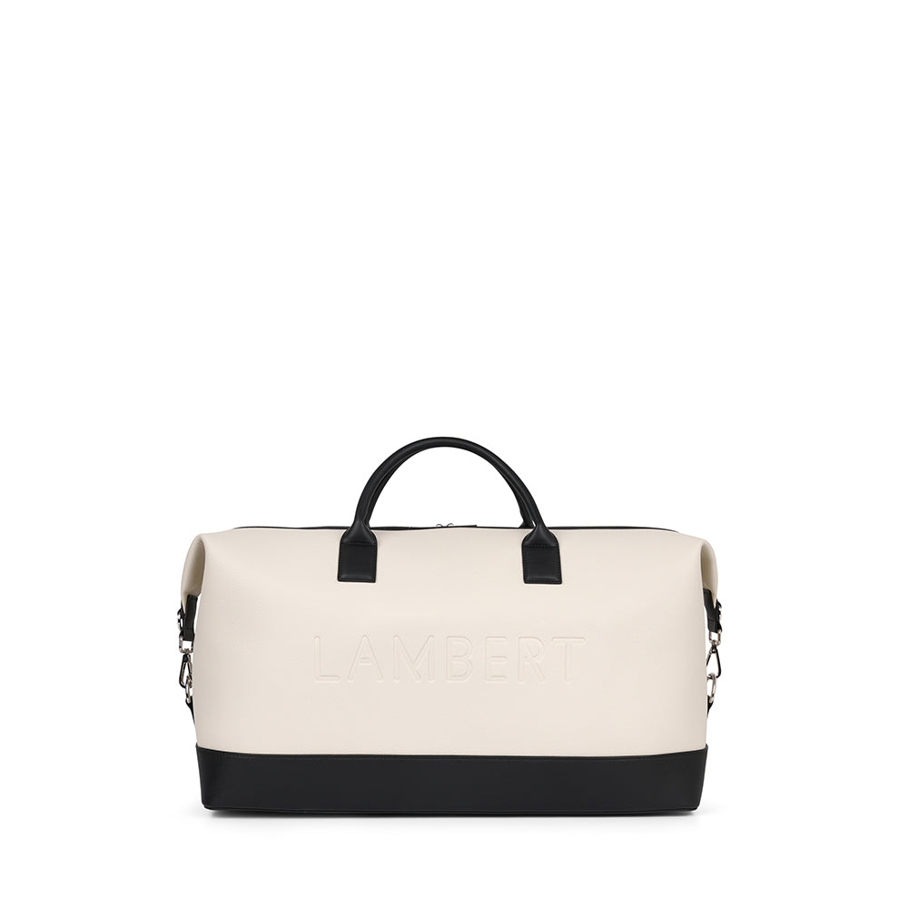 The June - Oyster Vegan Leather Travel Bag