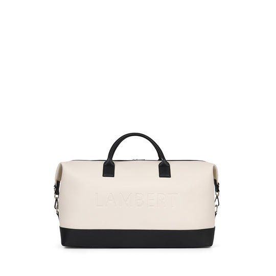 The June - Oyster Vegan Leather Travel Bag