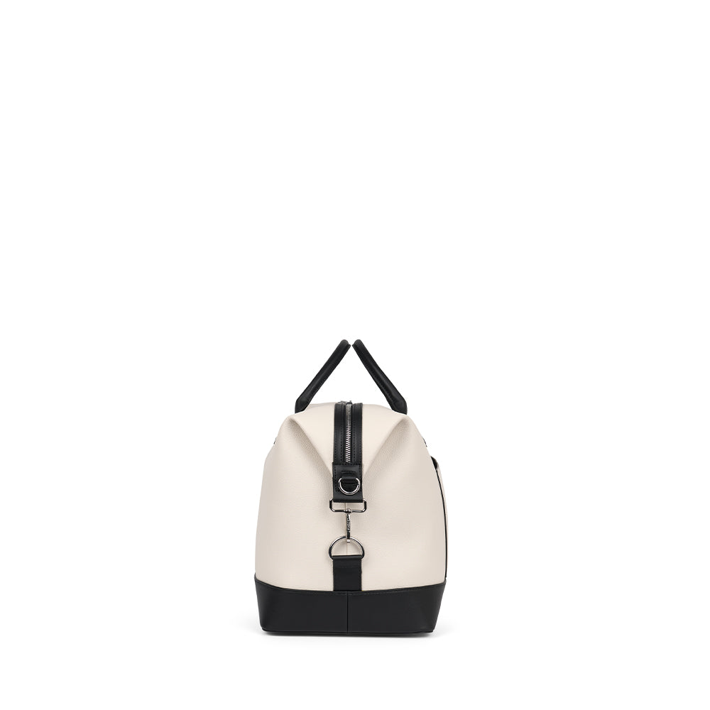 The June - Oyster Vegan Leather Travel Bag
