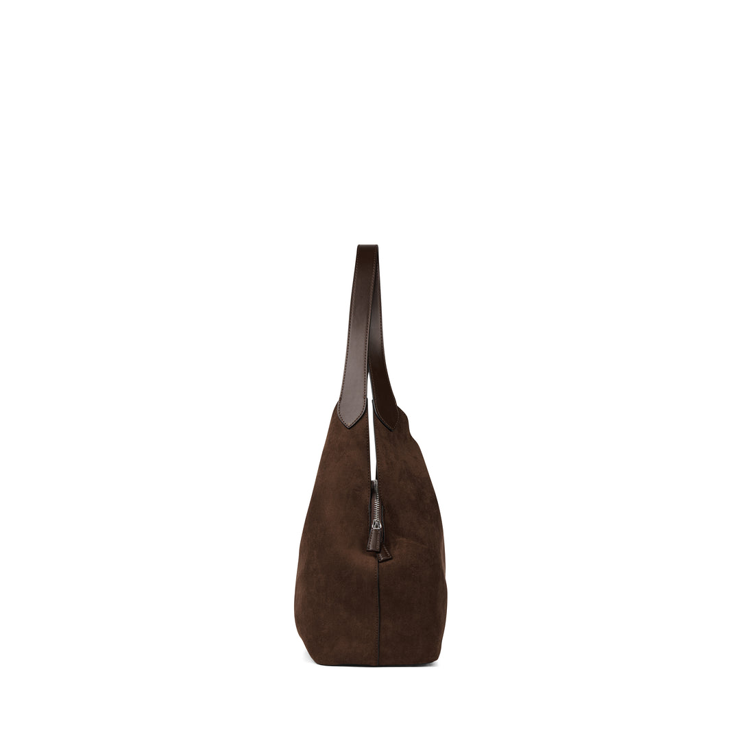 The Katy - Bark Vegan Suede Tote Bag
