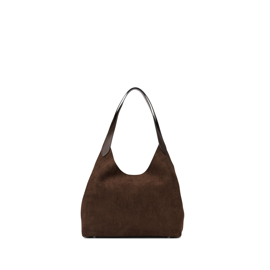 The Katy - Bark Vegan Suede Tote Bag