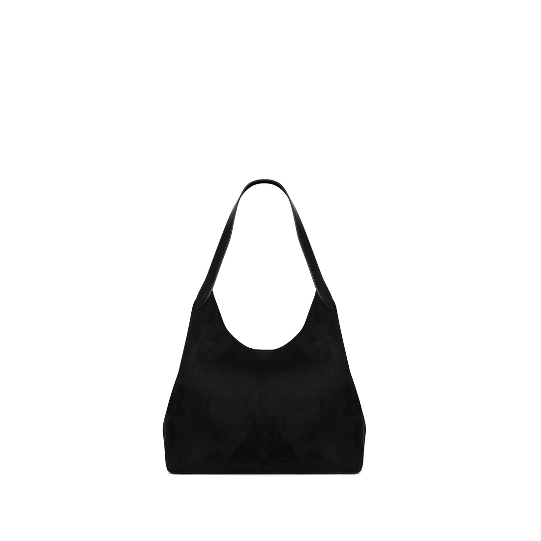 The Katy - Black Vegan Suede Tote Bag