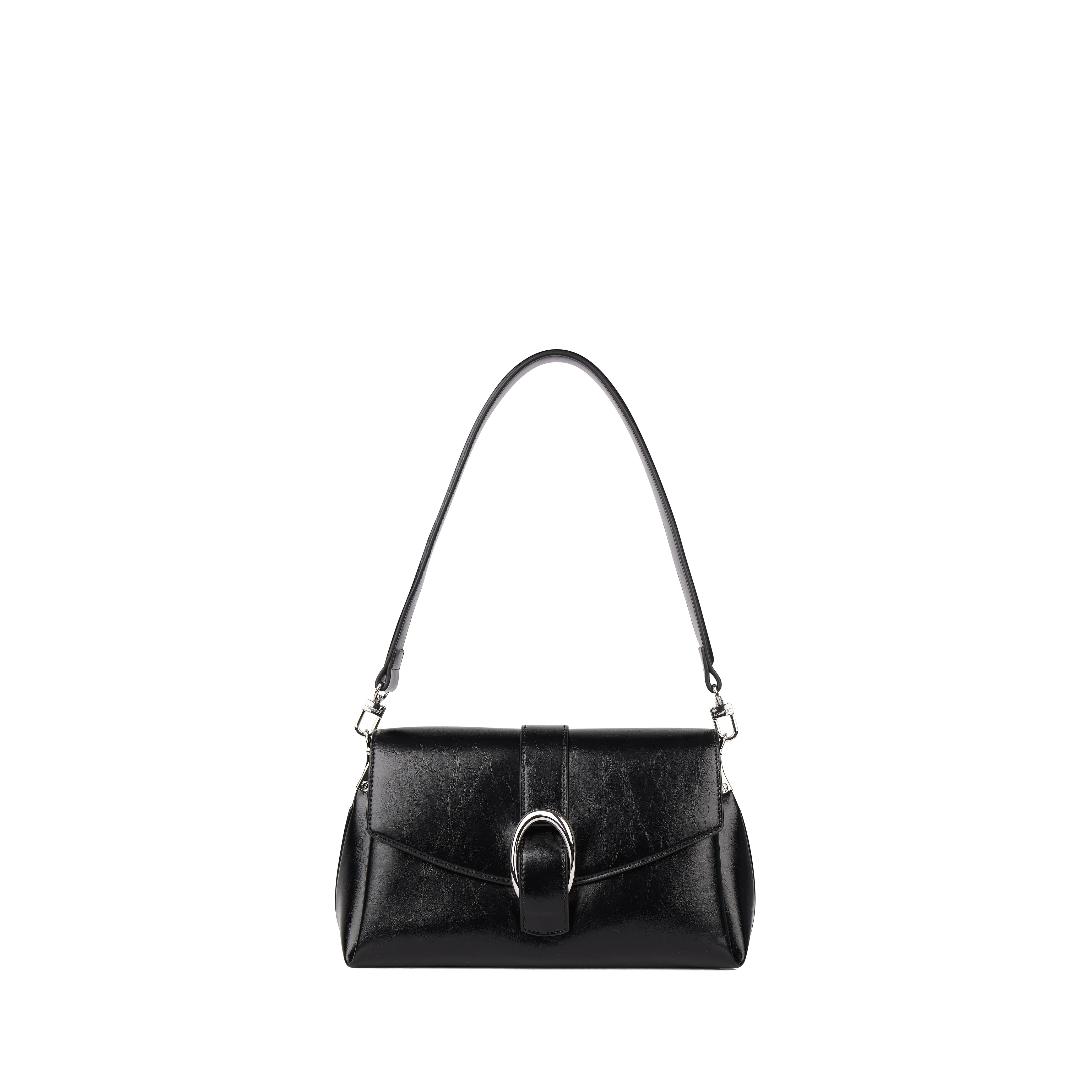 The Kelly - 2-in-1 Black Vegan Leather Handbag – Lambert Design US LLC