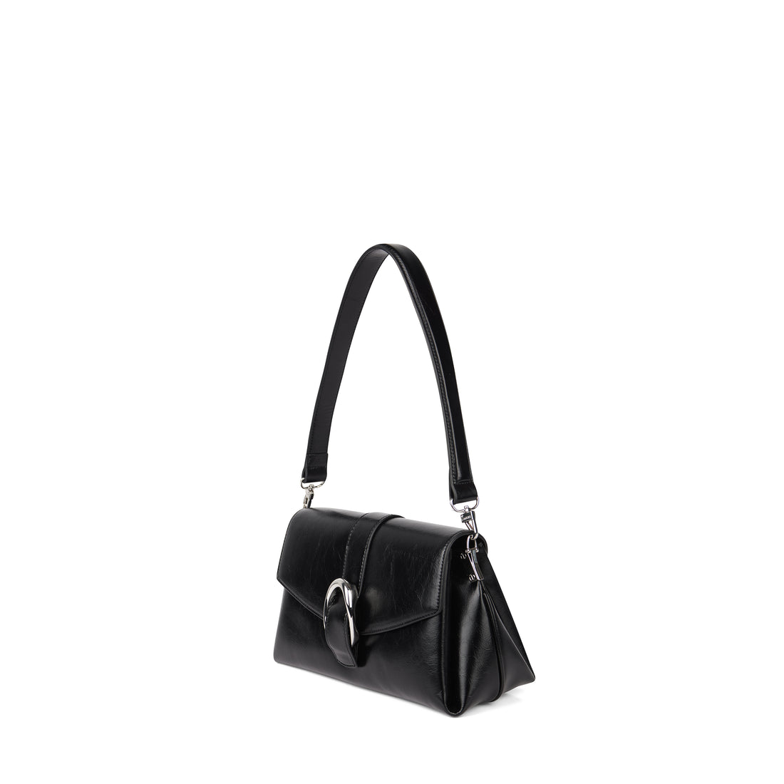The Kelly - 2-in-1 Black Vegan Leather Handbag