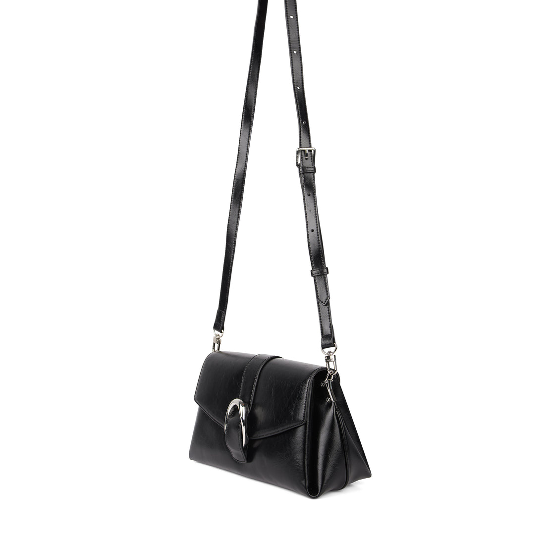 The Kelly - 2-in-1 Black Vegan Leather Handbag
