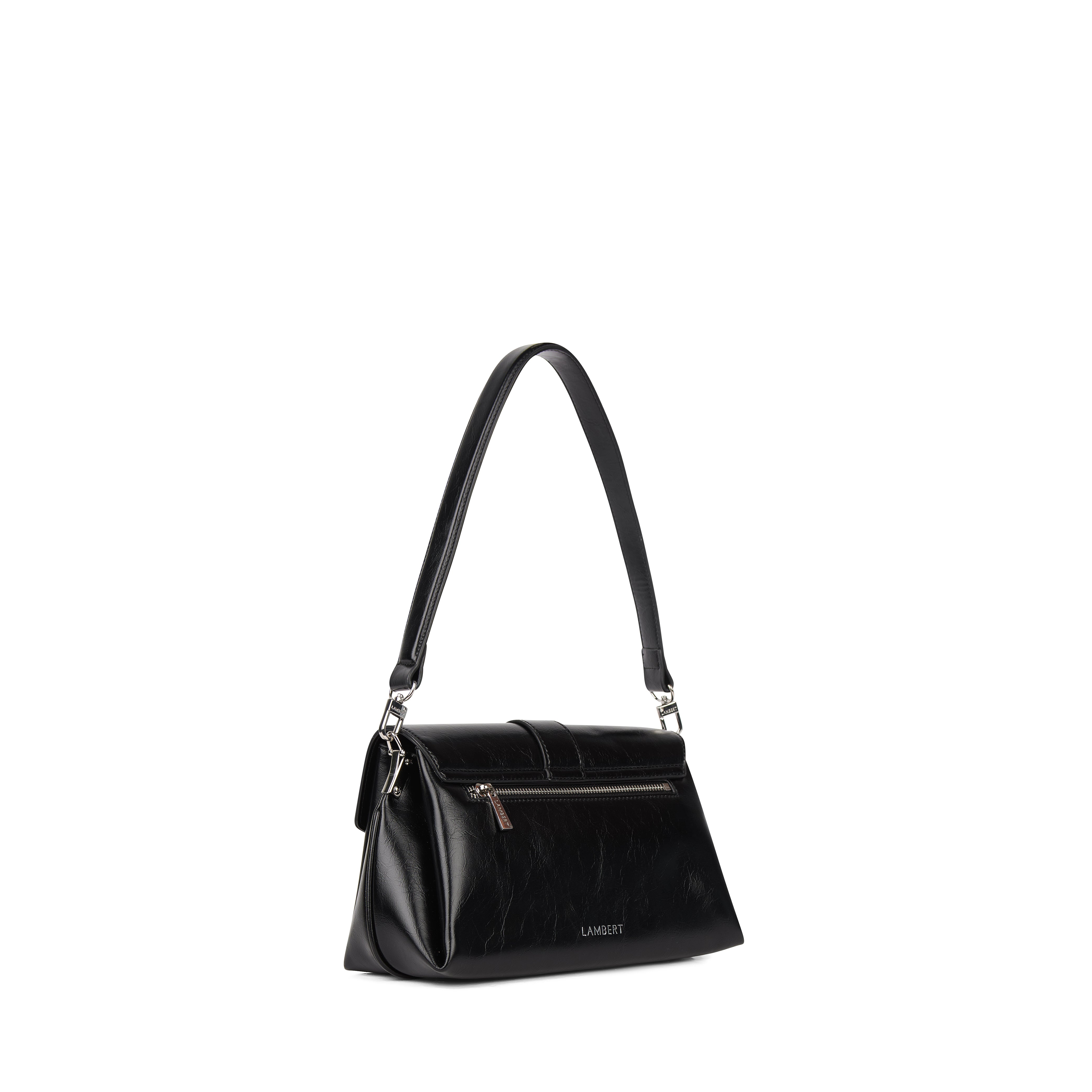 The Kelly - 2-in-1 Black Vegan Leather Handbag – Lambert Design US LLC