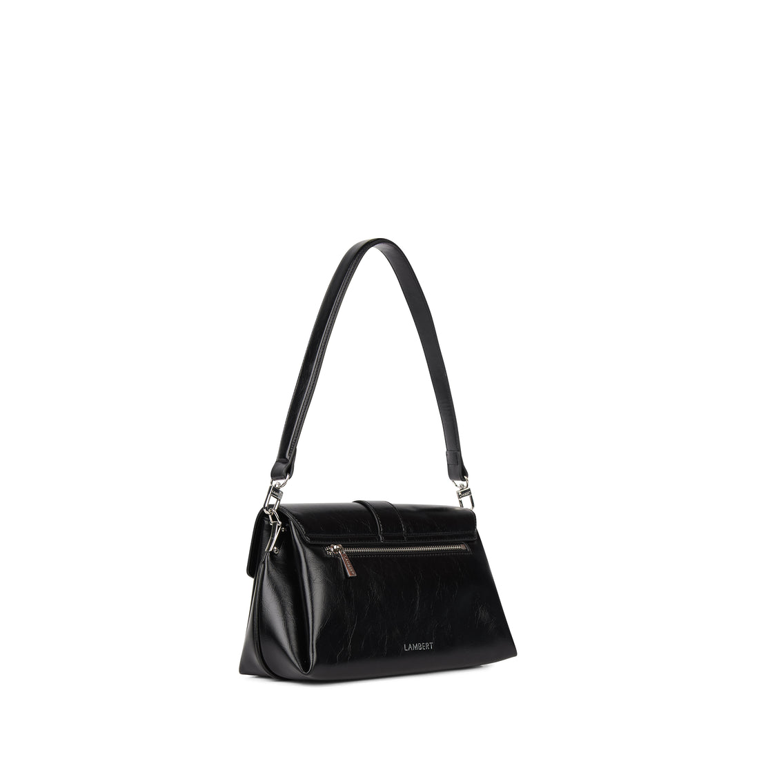 The Kelly - 2-in-1 Black Vegan Leather Handbag