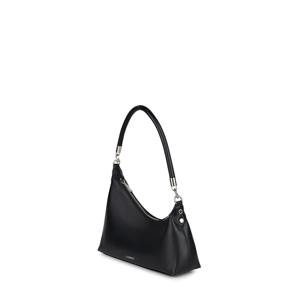 Le Kelsie - 2-in-1 Black Vegan Leather Handbag