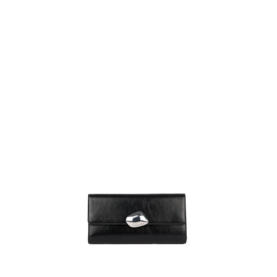 The Keza - 3-in-1 Black Vegan Leather Clutch