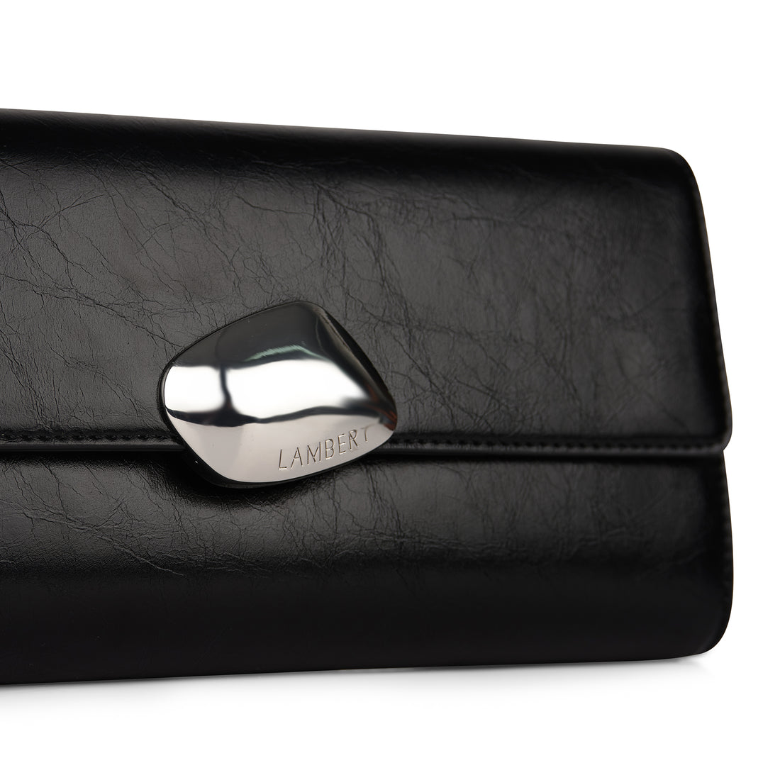 The Keza - 3-in-1 Black Vegan Leather Clutch