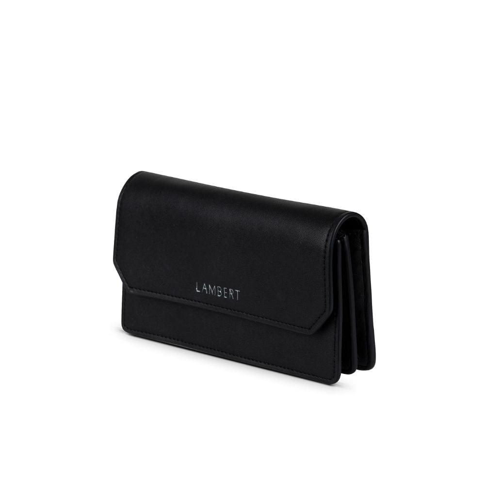 The Layla - Black Vegan Leather Chain Wallet