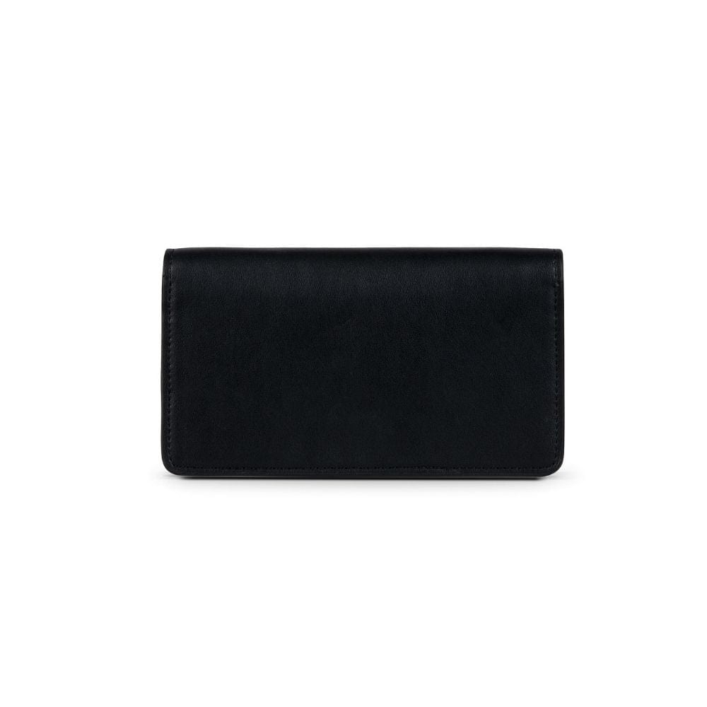 The Layla - Black Vegan Leather Chain Wallet