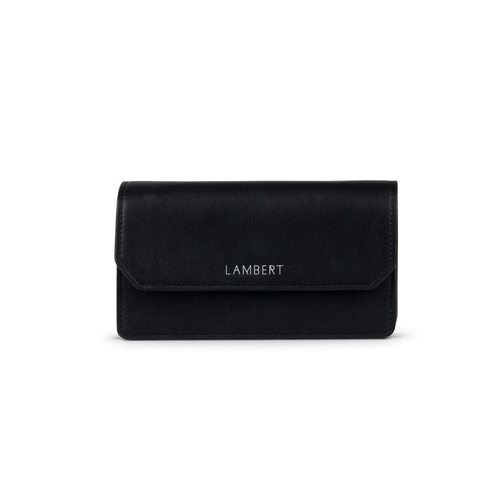 The Layla - Black Vegan Leather Chain Wallet