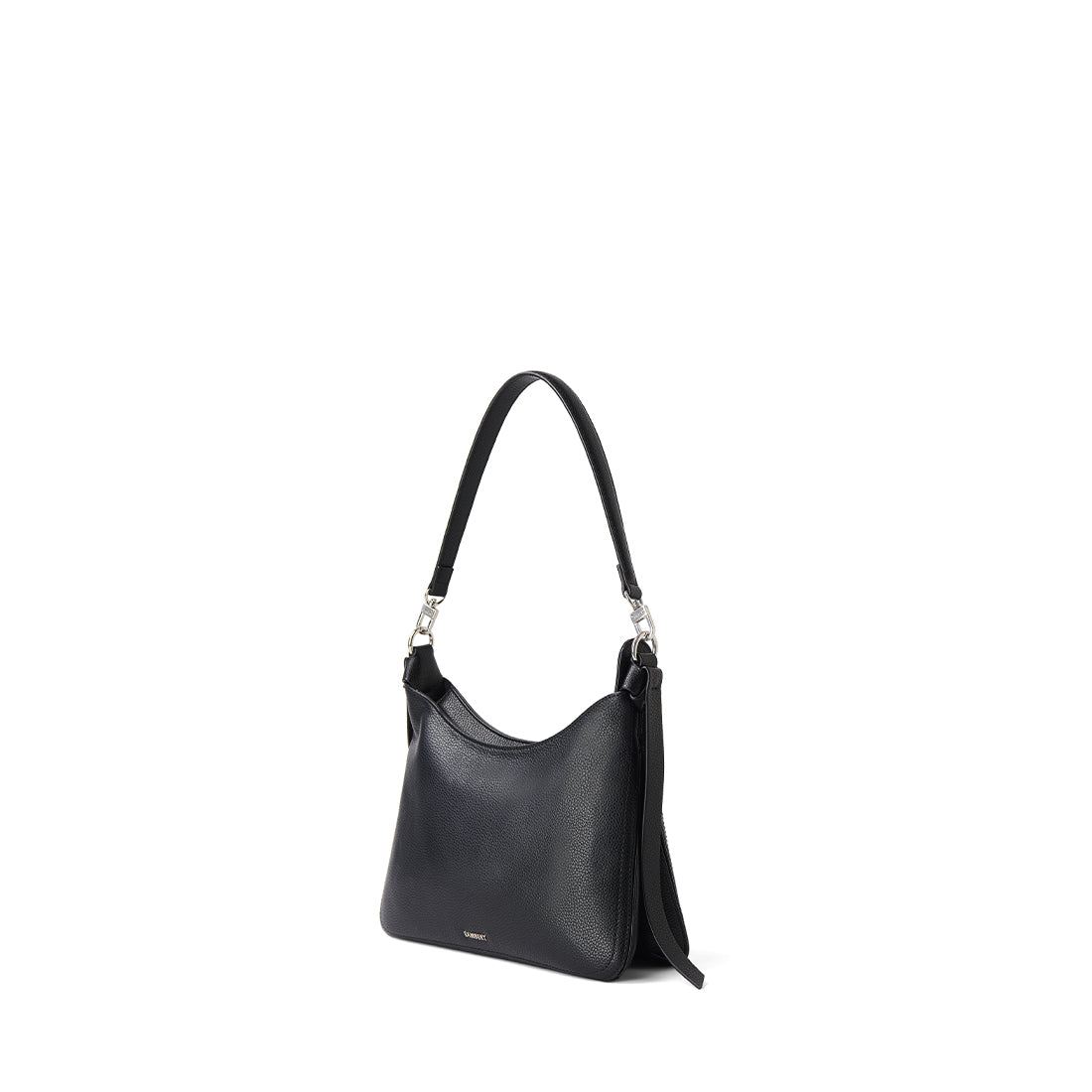 The Leonie - 2-in-1 Black Vegan Leather Shoulder Bag