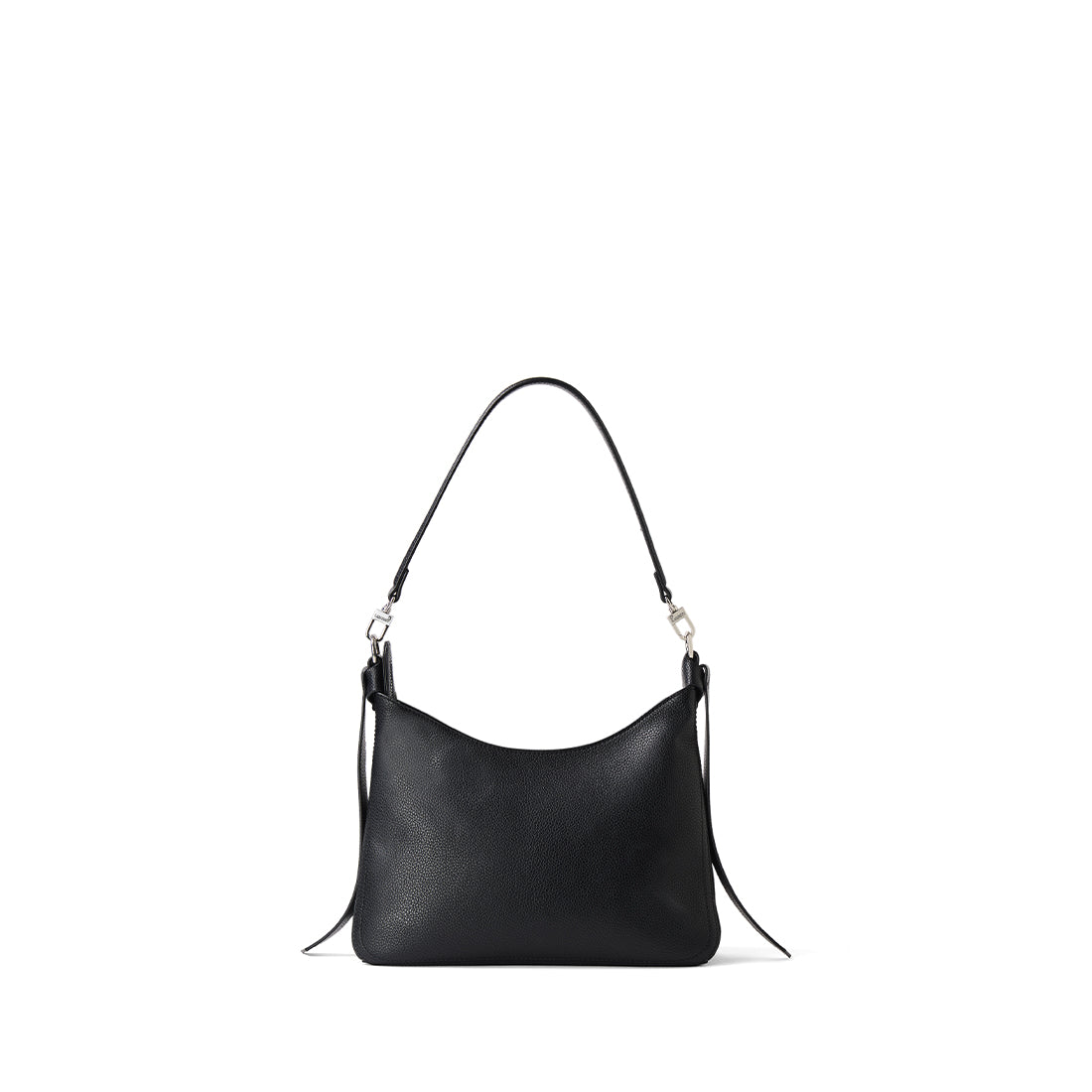 The Leonie - 2-in-1 Black Vegan Leather Shoulder Bag