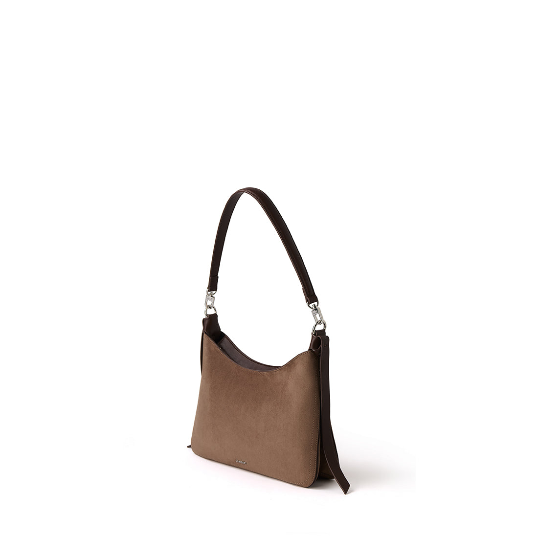 The Leonie - 2-in-1 Taupe Vegan Leather Shoulder Bag