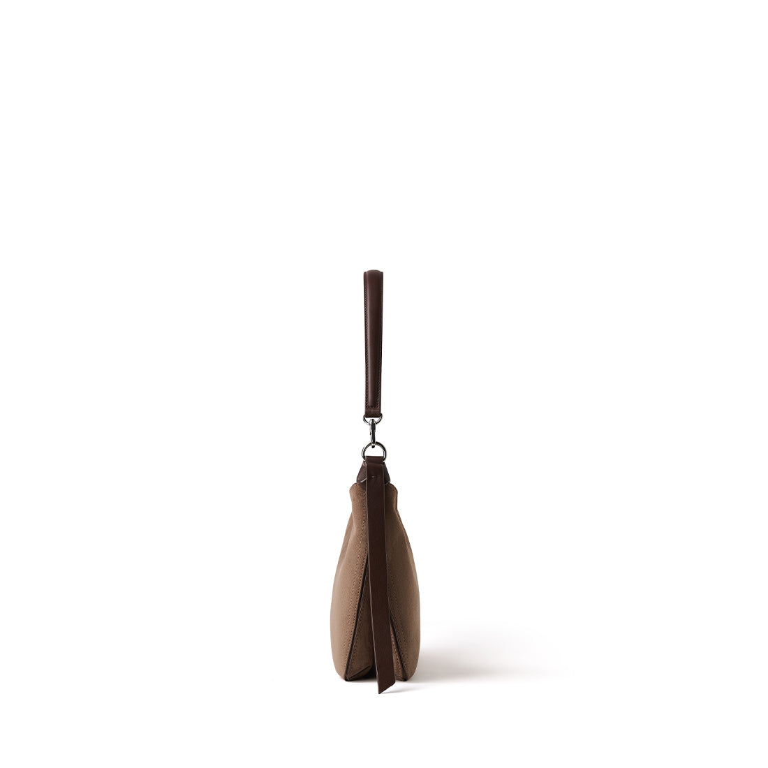 The Leonie - 2-in-1 Taupe Vegan Leather Shoulder Bag