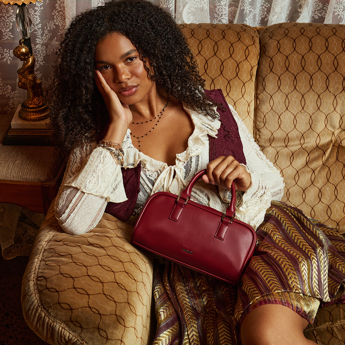 The Camille – 2-in-1 Passion Vegan Leather Handbag – Lambert