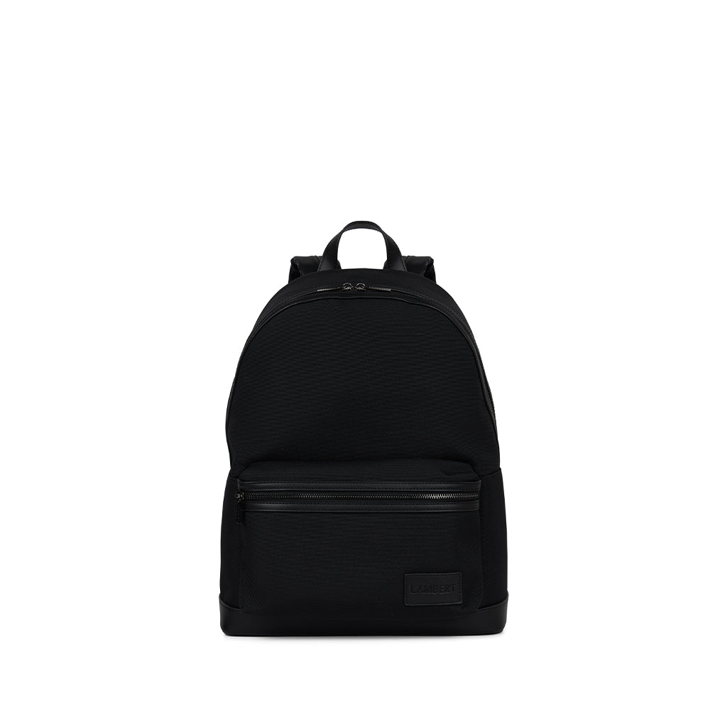 black leather canvas backpack Purse Bag Perfect for day Bullstrap Leather Rugged Backpack -
