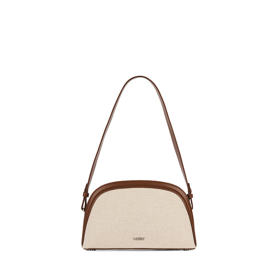 The Louise - 2-in-1 Hazelnut Canvas Handbag