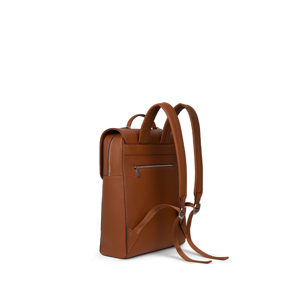 The Lydia - Affogato Vegan Leather Backpack – Lambert Design US LLC