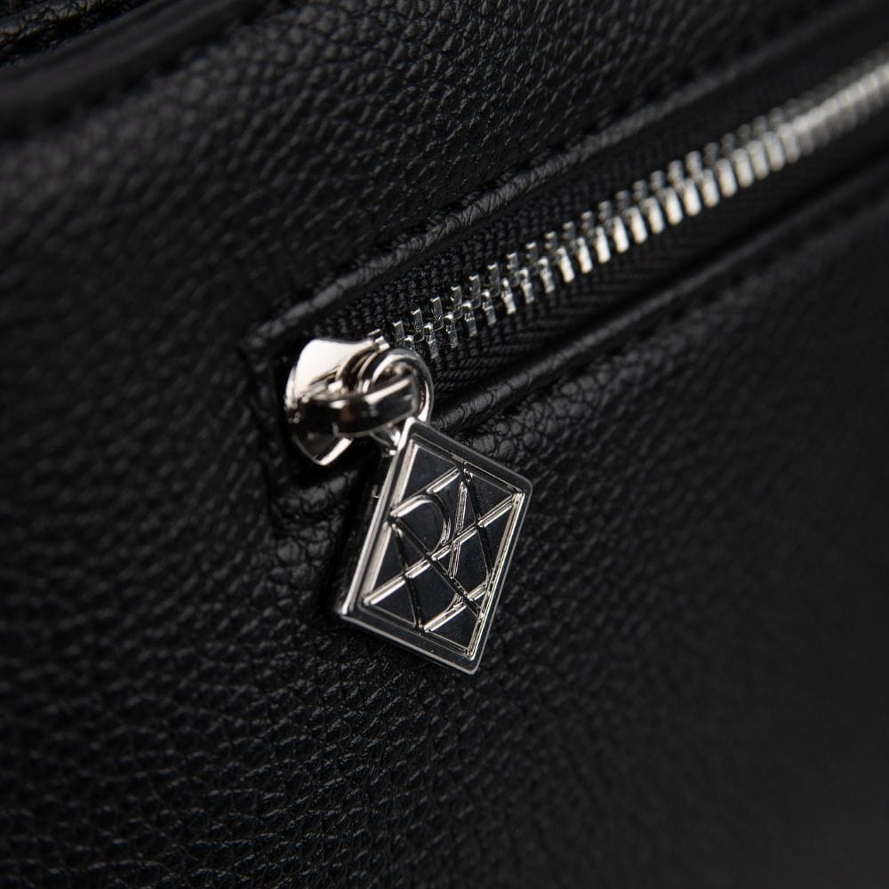 The Madison - Black Vegan Leather Handbag