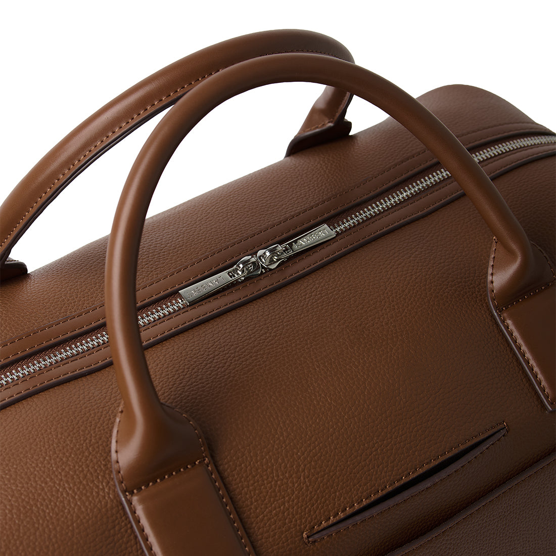 The Mae – Hazelnut Vegan Leather Small Travel Bag