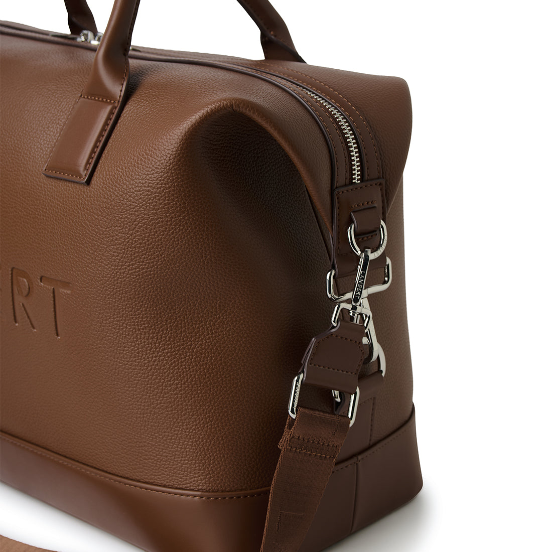 The Mae – Hazelnut Vegan Leather Small Travel Bag