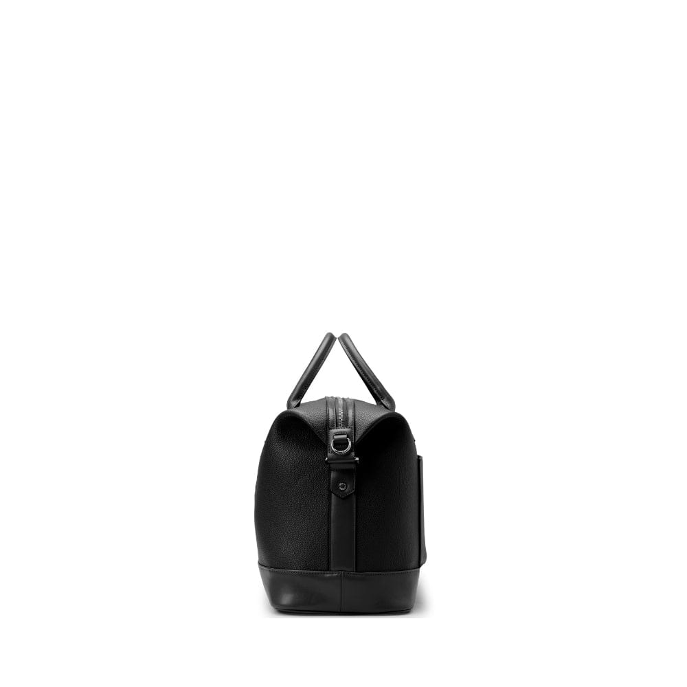 The Mae - Small Black vegan leather travel bag