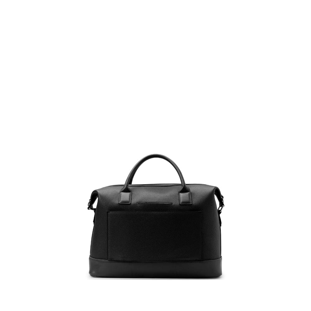 The Mae - Small Black vegan leather travel bag