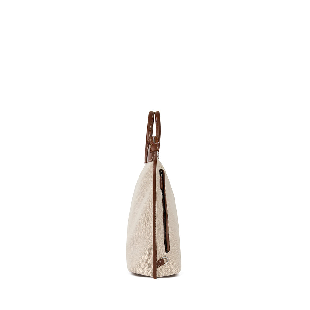 Maelle – Hazelnut Canvas Backpack