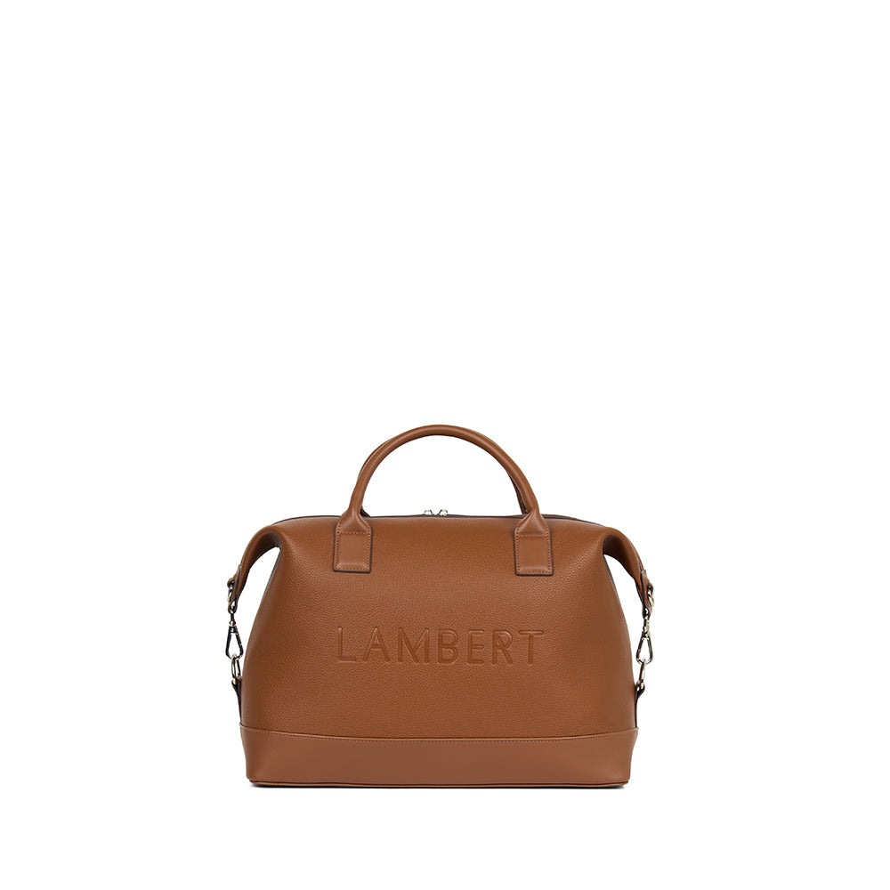 The Mae - Small Affogato Vegan Leather Travel Bag