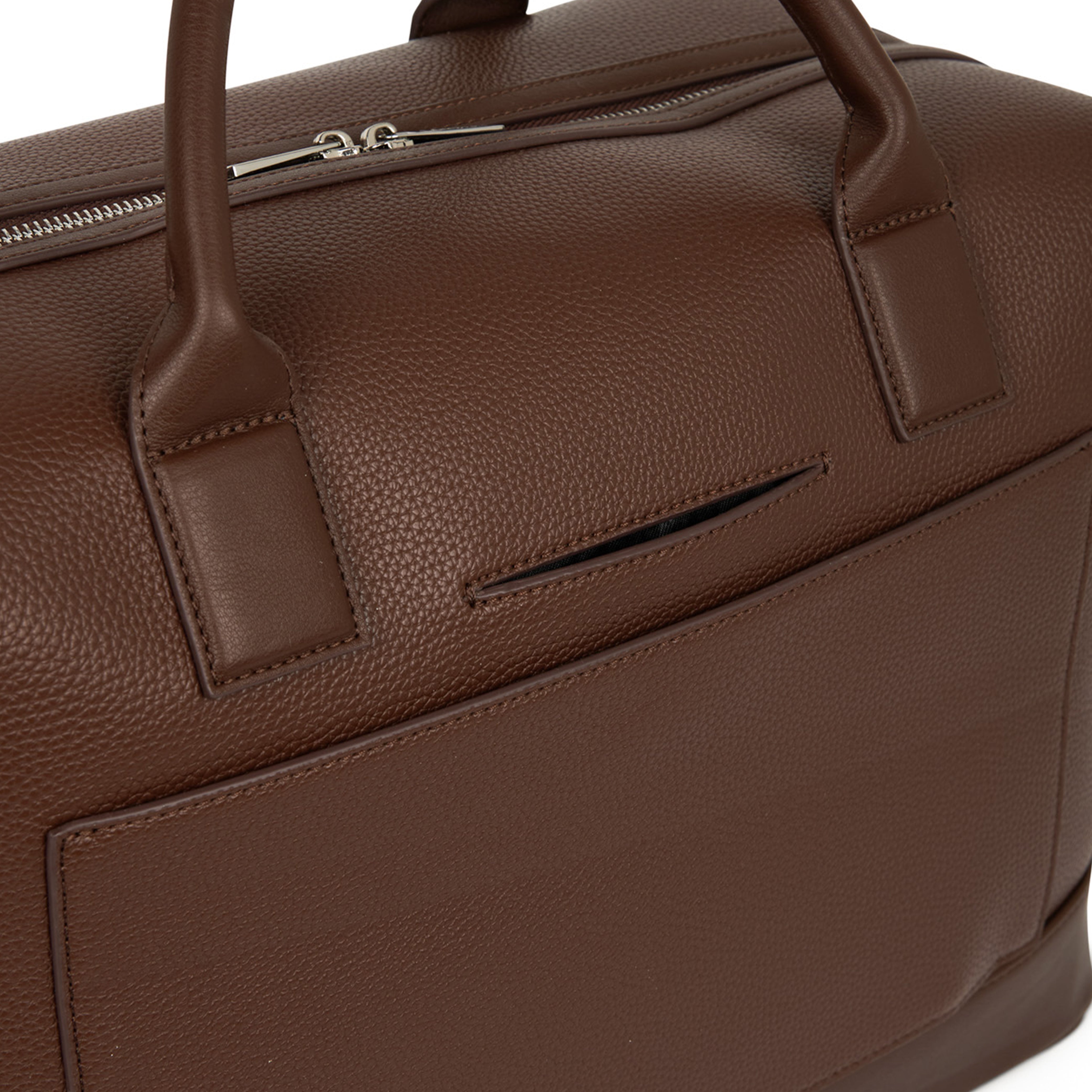 The Mae – Chocolate Small Vegan Leather Travel Bag – Lambert