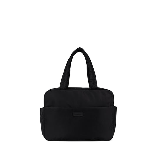 The Marlow – Black Weekender Bag in Nylon