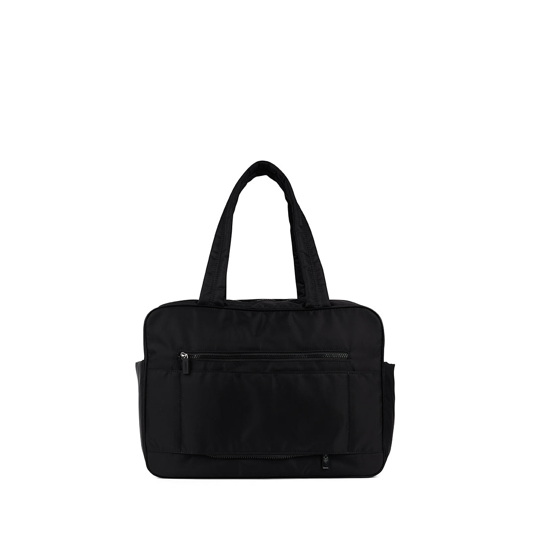 The Marlow – Black Weekender Bag in Nylon