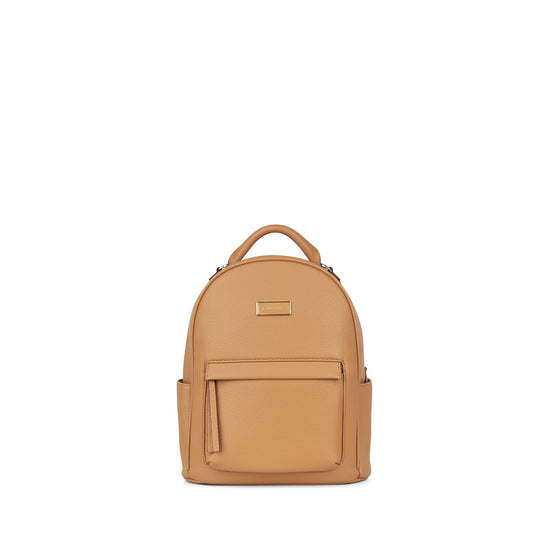 The Maude - 3-in-1 Camel Vegan Leather Backpack