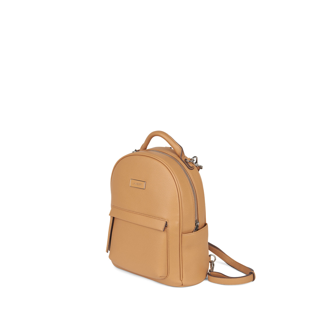 The Maude - 3-in-1 backpack vegan leather Camel