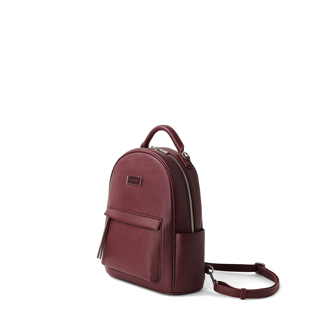 The Maude - 3-in-1 Cassis Vegan Leather Backpack