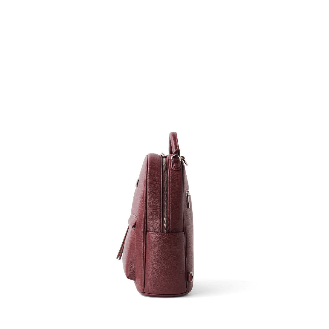 The Maude - 3-in-1 Cassis Vegan Leather Backpack