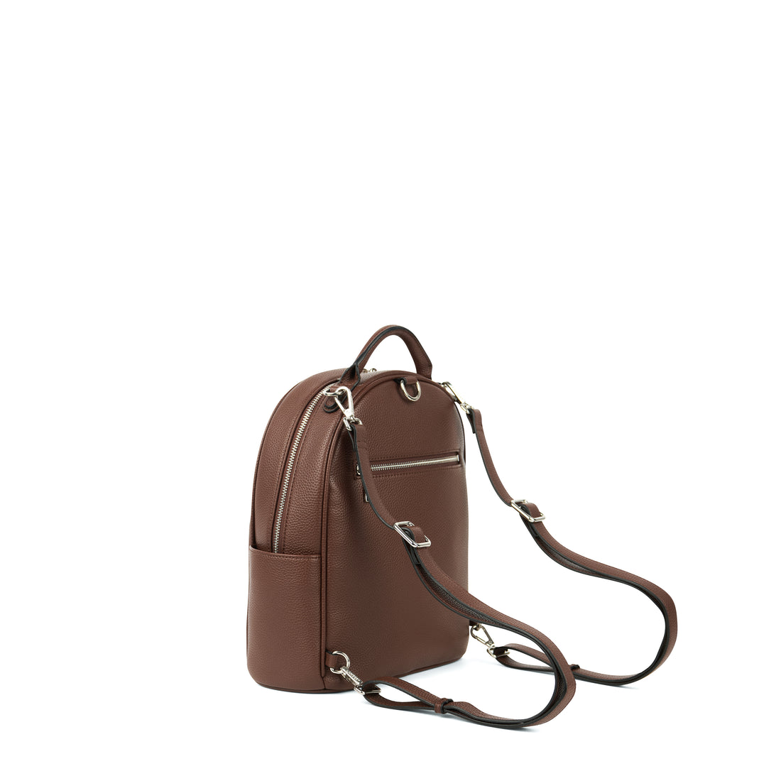 The Maude - 3-in-1 backpack vegan leather Chocolate