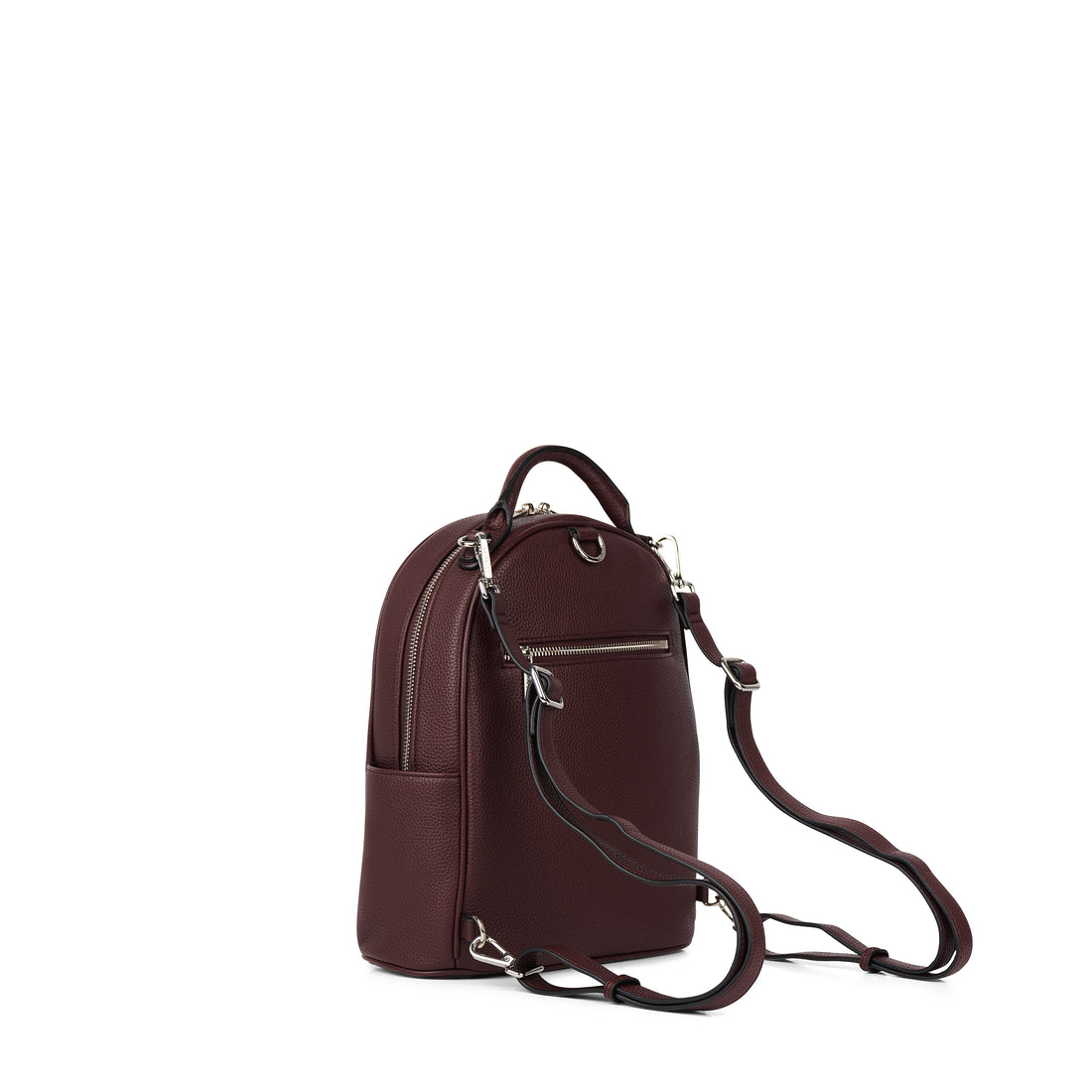 The Maude - 3-in-1 Mahogany Vegan Leather Backpack