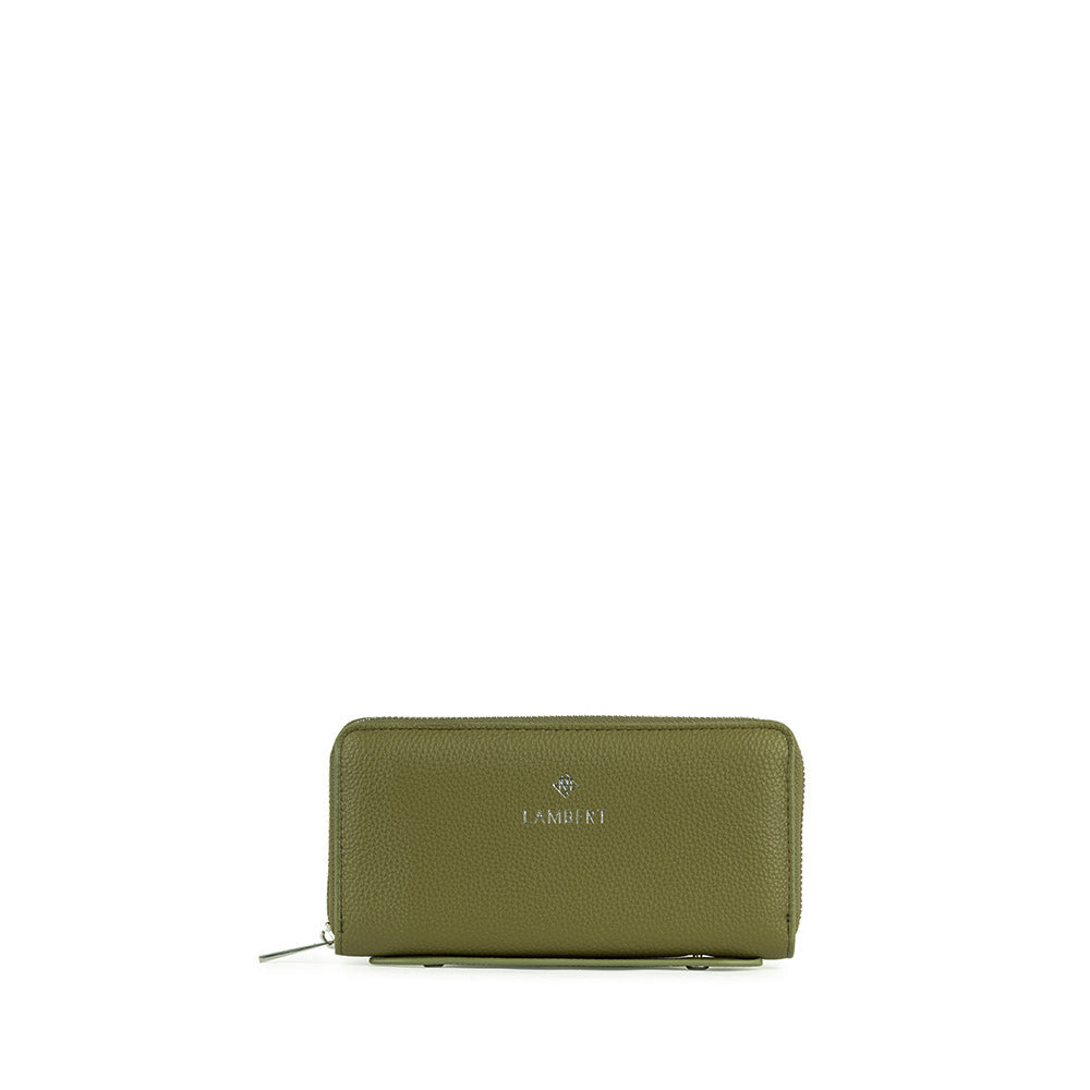 The Meli - Olive Vegan Leather Wallet